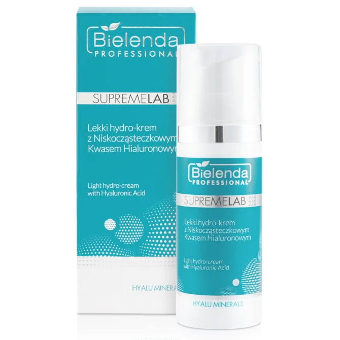 BIELENDA PROFESSIONAL SupremeLab Lekki Hydro-Krem z niskocząsteczkowym kwasem hialuronowym - 50ml (id: 13613)