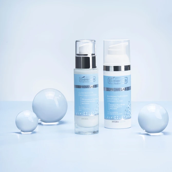 BIELENDA PROFESSIONAL SupremeLab Hydra Glow Bezolejowy Hydro-Krem nawadniający z efektem glow - 50ml (id: 51224)