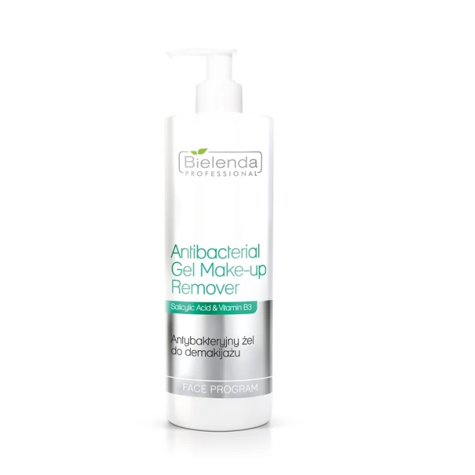 BIELENDA PROFESSIONAL Antibacterial Gel Make-Up Remover Antybakteryjny żel do demakijażu twarzy 500 g