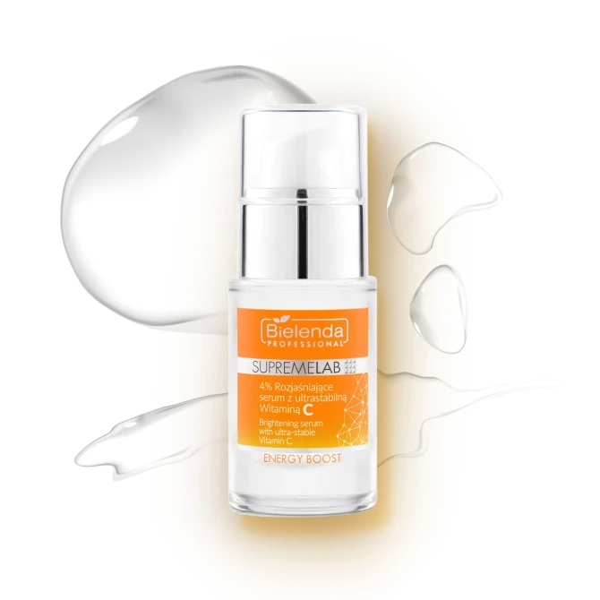 BIELENDA PROFESSIONAL SupremeLab Energy Boost Rozjaśniające Serum z ultrastabilną witaminą C - 15ml (id: 13408)