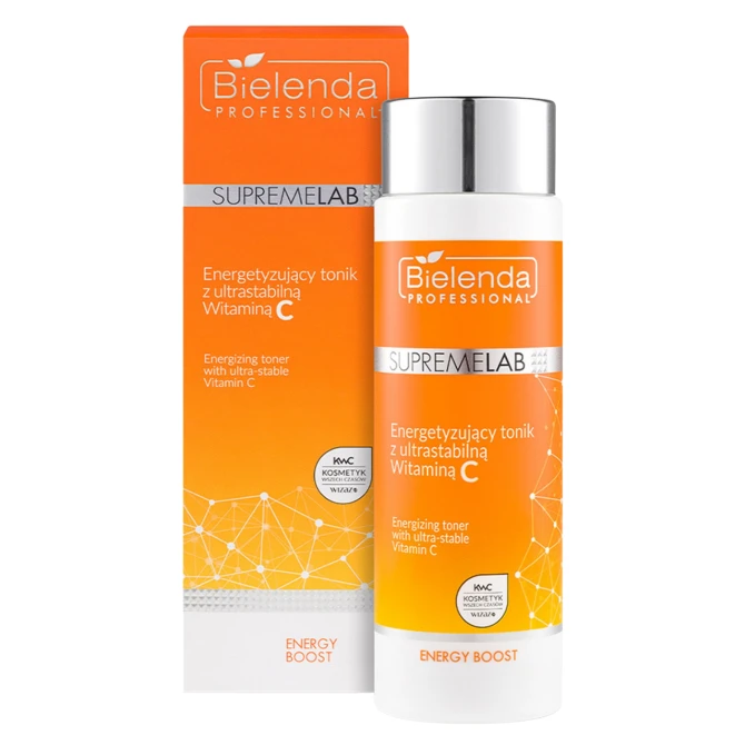 BIELENDA PROFESSIONAL SupremeLab Energy Boost Energetyzujący Tonik z ultrastabilną witaminą C - 200ml (id: 13413)