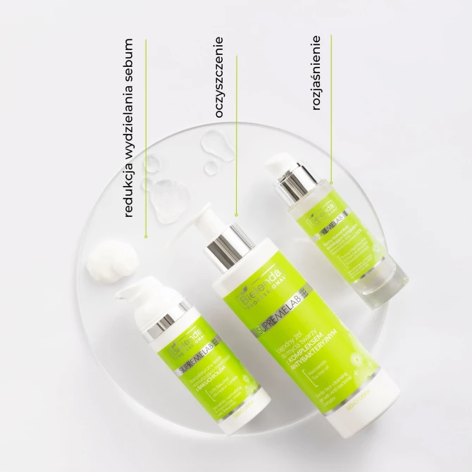 BIELENDA PROFESSIONAL SupremeLab Sebio Derm Łagodny Żel Do Mycia Twarzy z kompleksem antybakteryjnym - 200g (id: 18554)
