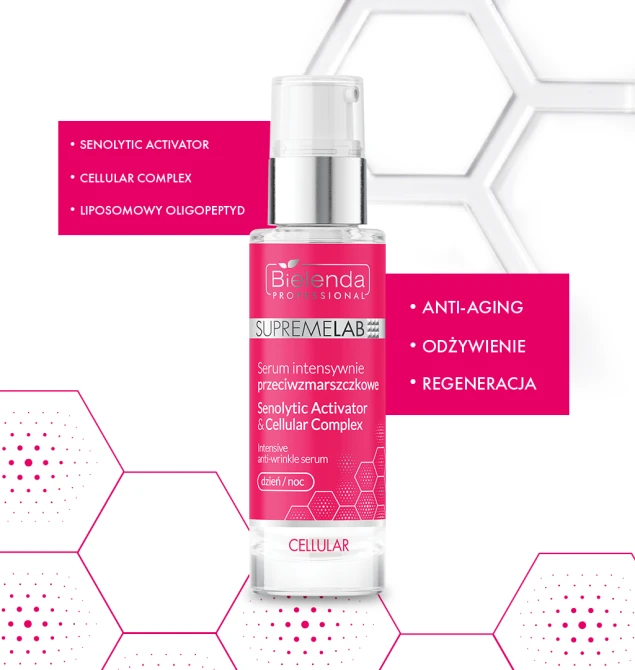 BIELENDA PROFESSIONAL SupremeLab Serum Intensywnie Przeciwzmarszczkowe Senolytic Activator & Cellular Complex - 30ml (id: 73126)