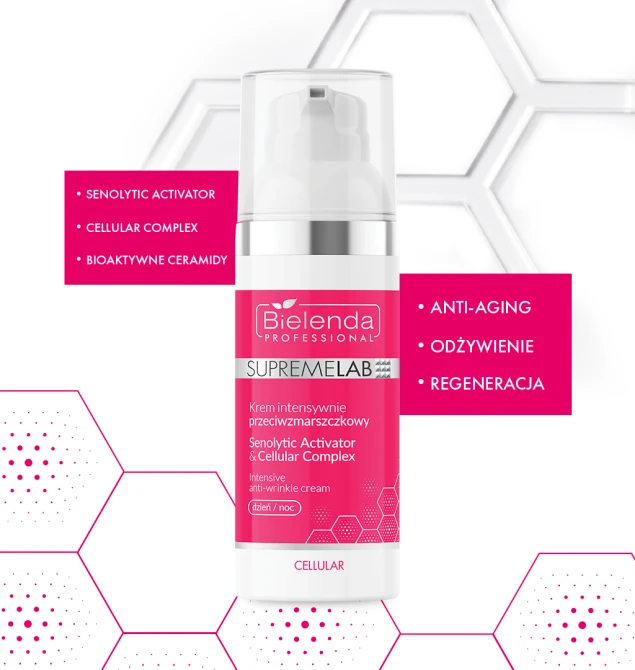 BIELENDA PROFESSIONAL SupremeLab Krem Intensywnie Przeciwzmarszczkowy Senolytic Activator & Cellular Complex - 50ml (id: 73127)