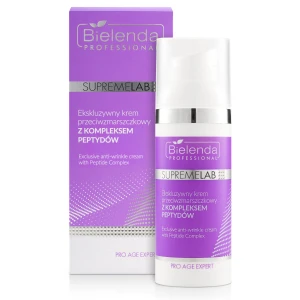 BIELENDA PROFESSIONAL SupremeLab Pro Age Expert ekskluzywny krem przeciwzmarszczkowy z kompleksem peptydów - 50ml
