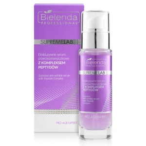 BIELENDA PROFESSIONAL SupremeLab Pro Age Expert ekskluzywne serum przeciwzmarszczkowe z kompleksem peptydów - 30ml