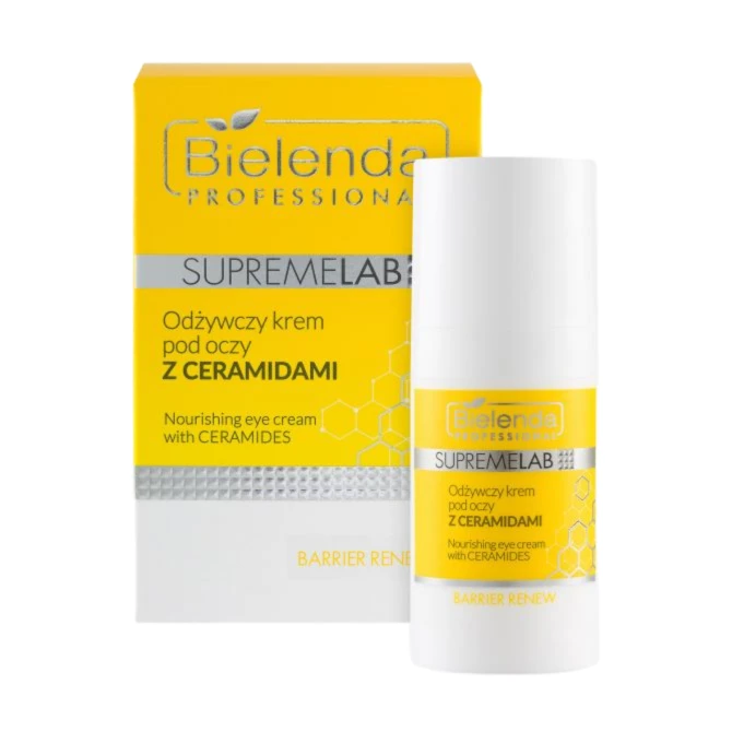 BIELENDA PROFESSIONAL SupremeLab Barrier Renew odżywczy krem pod oczy z ceramidami - 15ml (id: 13316)