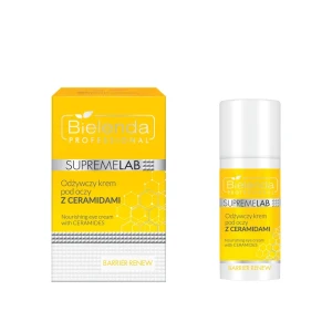 BIELENDA PROFESSIONAL SupremeLab Barrier Renew Odżywczy krem pod oczy z ceramidami 15 ml