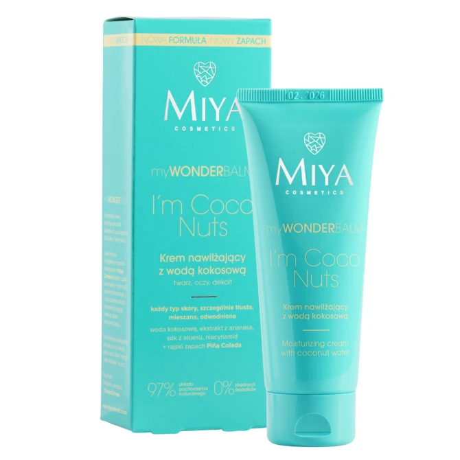 MIYA Cosmetics myWONDERBALM I'm Coco Nuts Krem nawilżający z wodą kokosową - 75ml (id: 55341)