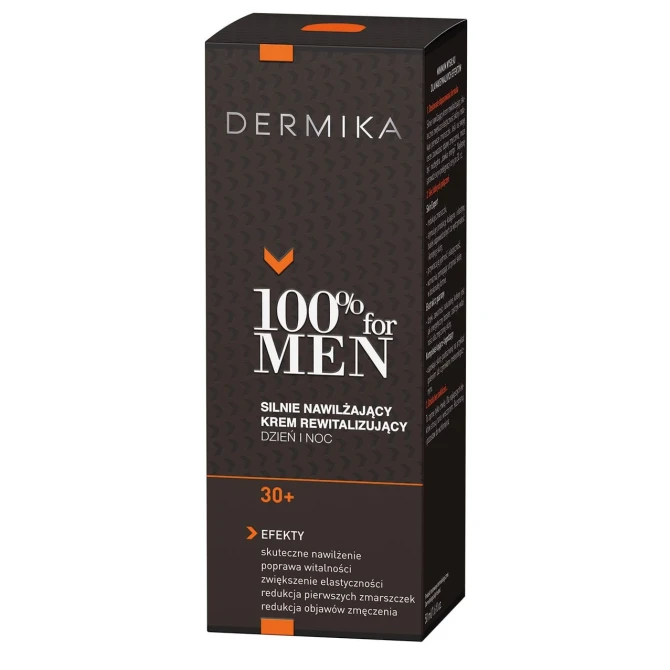 DERMIKA 100% for MEN Cream 30+ Silnie Nawilżający Krem Rewitalizujący - 50ml (id: 23114)