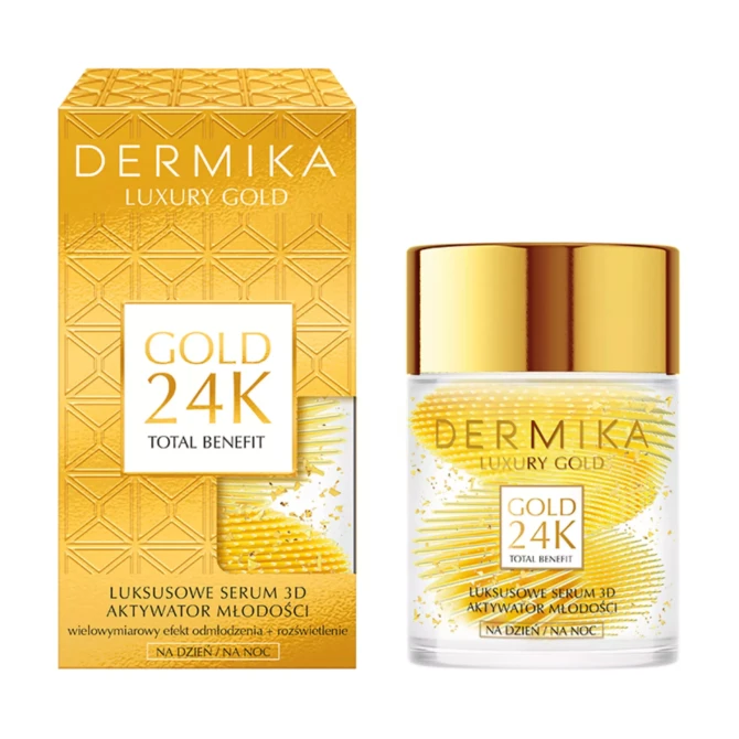 DERMIKA Luxury Gold 24K Luksusowe Serum 3D Aktywator Młodości - 60g (id: 11481)