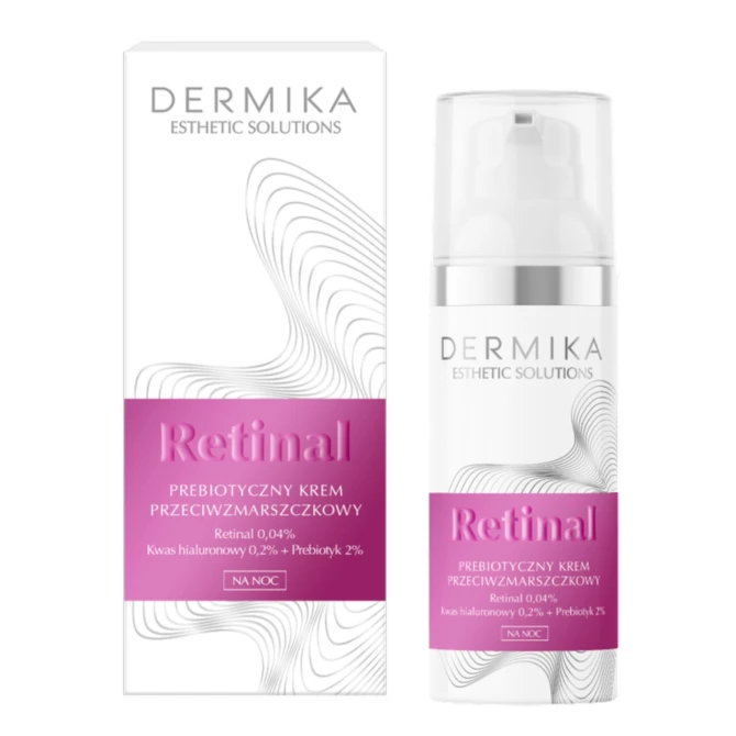 DERMIKA Esthetic Solutions Retinal Prebiotyczny Krem Przeciwzmarszczkowy na noc - 50ml (id: 13470)