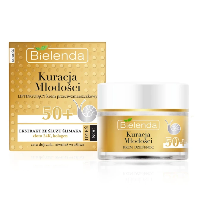 BIELENDA Kuracja Młodości Liftingujący Krem Przeciwzmarszczkowy 50+ dzień/noc - 50ml (id: 73241)