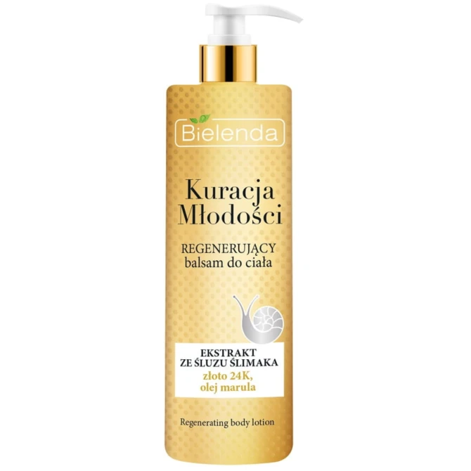 BIELENDA Kuracja Młodości Regenerujący Balsam do ciała z ekstraktem ze śluzu ślimaka - 400ml (id: 28856)