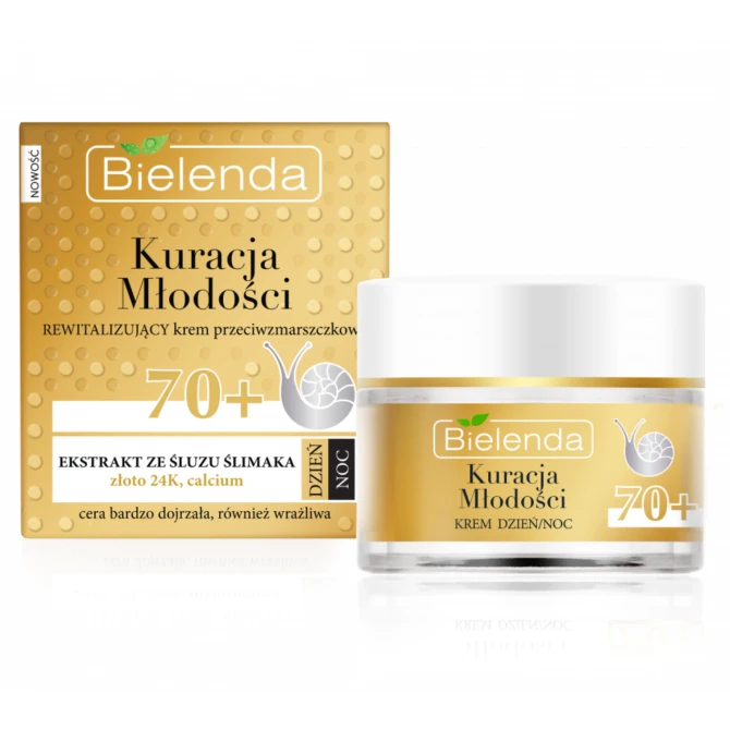 BIELENDA Kuracja Młodości Rewitalizujący Krem Przeciwzmarszczkowy 70+ dzień/noc - 50ml (id: 73242)