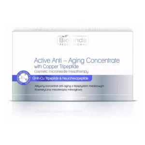 BIELENDA PROFESSIONAL MESO MED Zestaw aktywnych koncentratów anti-aging z tripeptydem miedziowym 10x3ml