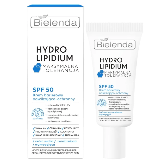 BIELENDA Skin Clinic Professional Lipidy Krem Barierowo-Ochronny z SPF50 - 40ml (id: 64976)
