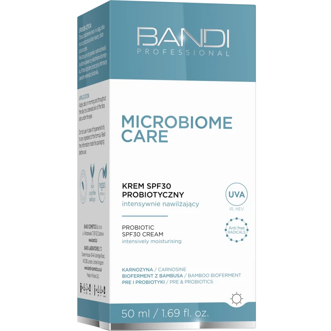 BANDI Professional Microbiome Care Krem SPF30 Probiotyczny intensywnie nawilżający - 50ml (id: 73460)