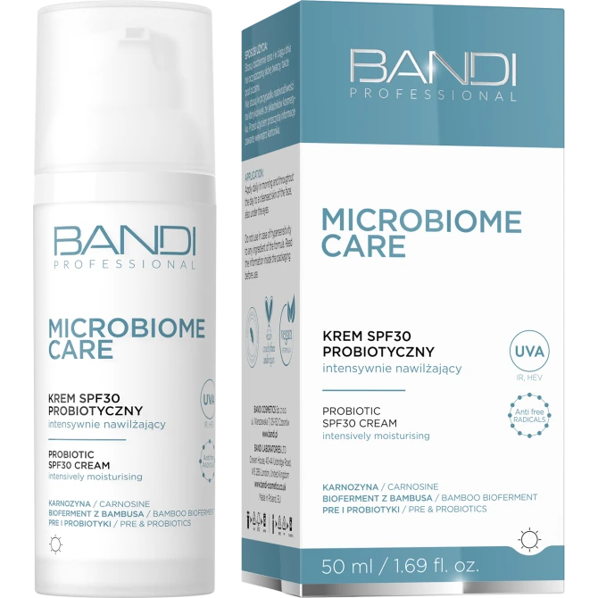 BANDI Professional Microbiome Care Krem SPF30 Probiotyczny intensywnie nawilżający - 50ml (id: 73460)