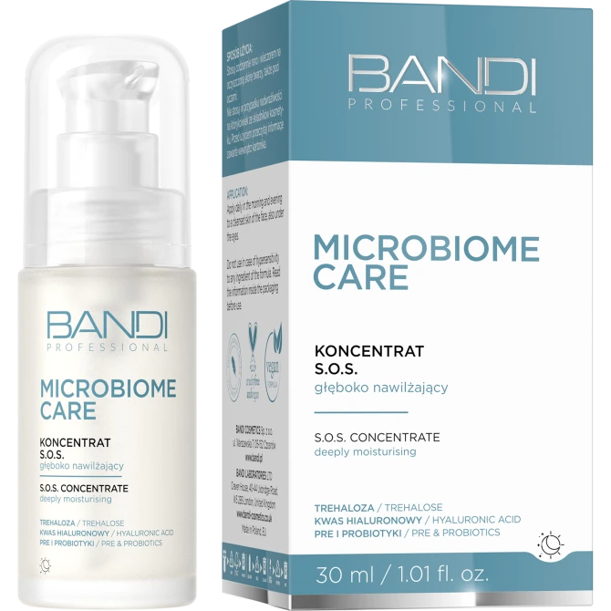 BANDI Professional Microbiome Care Koncentrat S.O.S głęboko nawilżający - 30ml (id: 73467)
