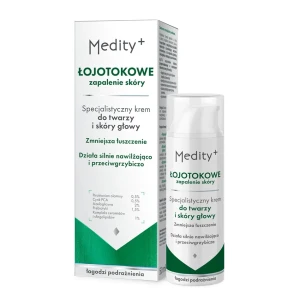 Medity+ Łojotokowe Zapalenie Skóry specjalistyczny krem do twarzy i skóry głowy - 50ml