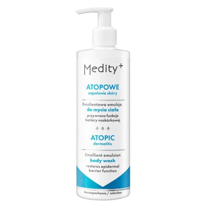 Medity+ Atopowe Zapalenie Skóry emolientowa emulsja do mycia ciała - 200ml (id: 73776)
