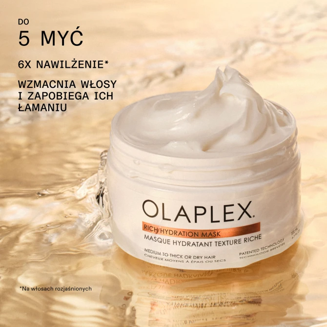 OLAPLEX Rich Hydration Mask Głęboko Nawilżająca Maska do włosów odwodnionych - 200ml (id: 73846)