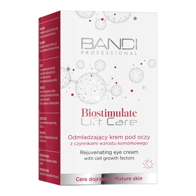 BANDI PROFESSIONAL Biostimulate Lift Care Odmładzający krem pod oczy z czynnikami wzrostu komórkowego - 30 ml