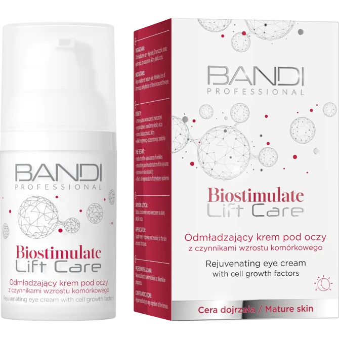 BANDI PROFESSIONAL Biostimulate Lift Care Odmładzający krem pod oczy z czynnikami wzrostu komórkowego - 30 ml