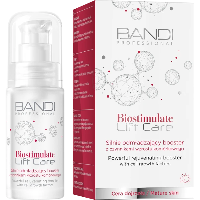 BANDI PROFESSIONAL Biostimulate Lift Care Silnie odmładzający booster z czynnikami wzrostu komórkowego - 30 ml