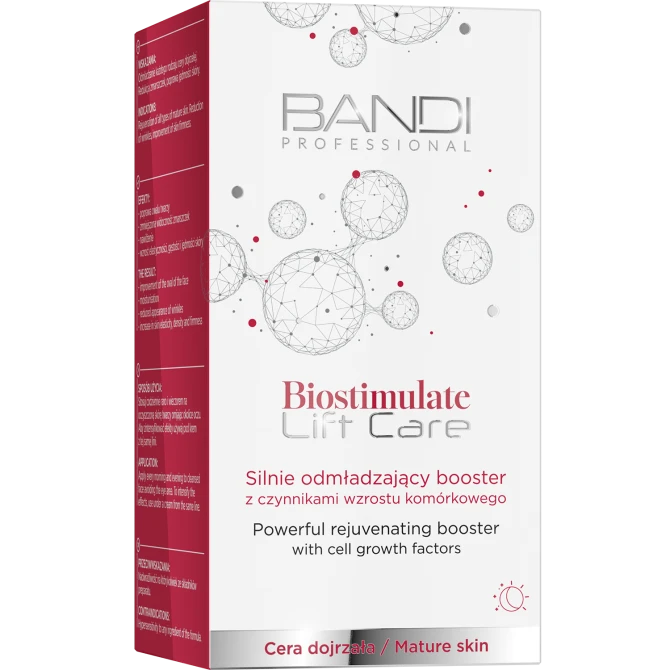 BANDI PROFESSIONAL Biostimulate Lift Care Silnie odmładzający booster z czynnikami wzrostu komórkowego - 30 ml