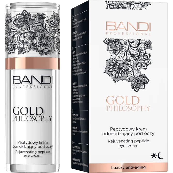BANDI PROFESSIONAL Gold Philosophy Peptydowy krem odmładzający pod oczy - 30ml