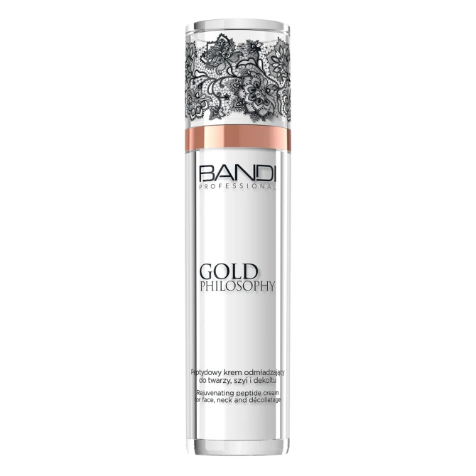 BANDI PROFESSIONAL Gold Philosophy Peptydowy krem odmładzający do twarzy, szyi i dekoltu - 50ml