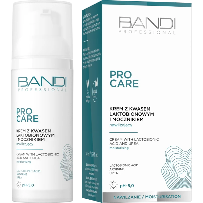 BANDI PROFESSIONAL PRO Care Krem z kwasem laktobionowym i mocznikiem - 50ml (id: 74035)