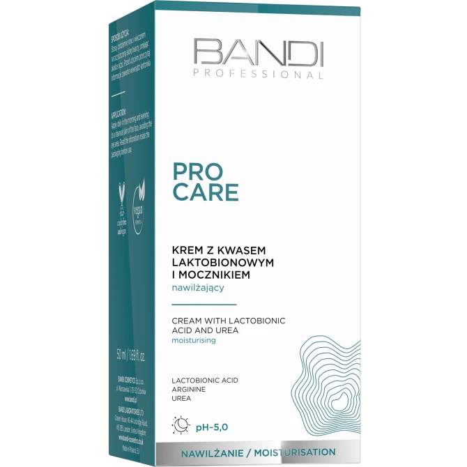 BANDI PROFESSIONAL PRO Care Krem z kwasem laktobionowym i mocznikiem - 50ml (id: 74035)