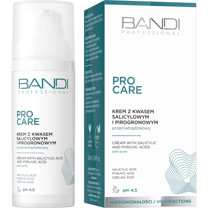 BANDI PROFESSIONAL PRO Care Krem z kwasem salicylowym i pirogronowym - 50ml (id: 74037)