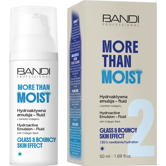 BANDI Professional More Than Moist Hydroaktywna emulsja-fluid z bankiem kolagenu - 50ml (id: 74154)