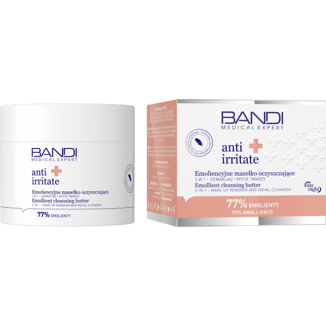 BANDI Medical Expert Anti Irritate Emoliencyjne masełko oczyszczające 2w1- demakijaż i mycie twarzy 90ml (id: 74161)