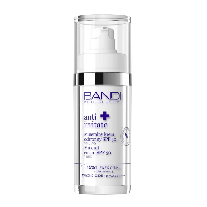 BANDI Medical Expert Anti Irritate Mineralny krem ochronny SPF30 tonujący - 30ml (id: 74164)