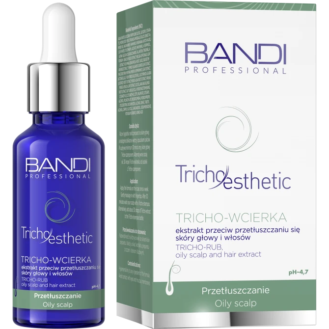 BANDI Professional Tricho-esthetic Tricho-wcierka ekstrakt przeciw przetłuszczaniu się skóry głowy i włosów - 30ml (id: 74286)