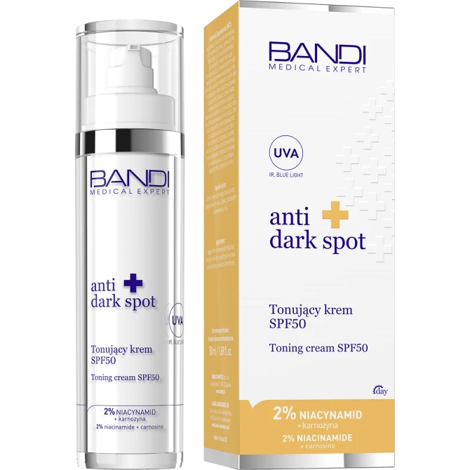 BANDI Professional Medical Expert anti dark spot Tonujący krem SPF50 - 50 ml