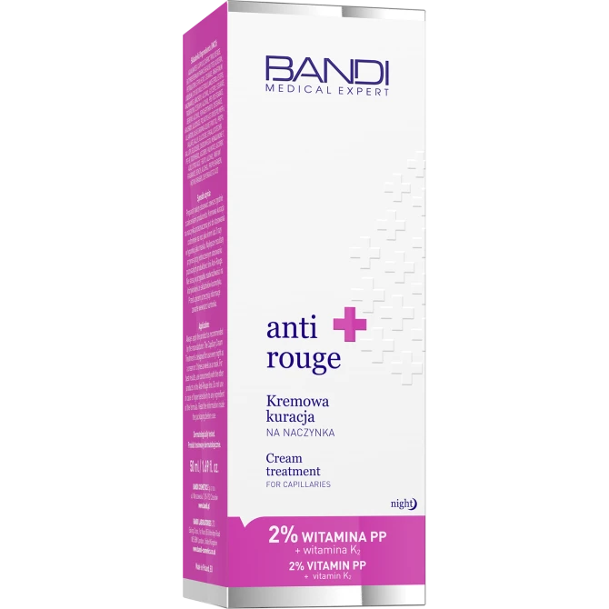 BANDI Medical Expert anti rouge Kremowa kuracja na naczynka - 50 ml