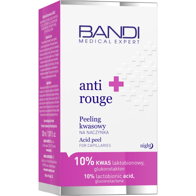 BANDI Medical Expert anti rouge Peeling kwasowy na naczynka - 30 ml