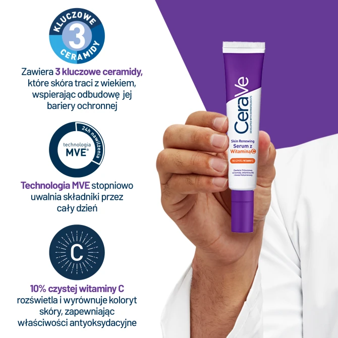 CERAVE Skin Renewing Rozświetlające Serum z Witaminą C - 30ml (id: 74408)