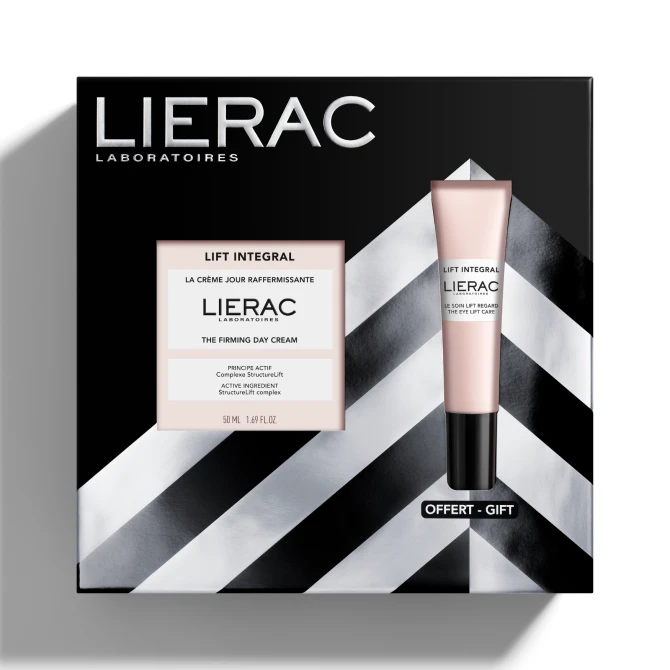 LIERAC Lift Integral Zestaw: Krem na dzień 50ml + Liftingujący krem pod oczy 15m