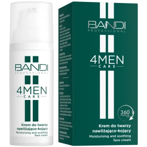 BANDI 4MEN Care Krem do twarzy nawilżająco-kojący - 50ml