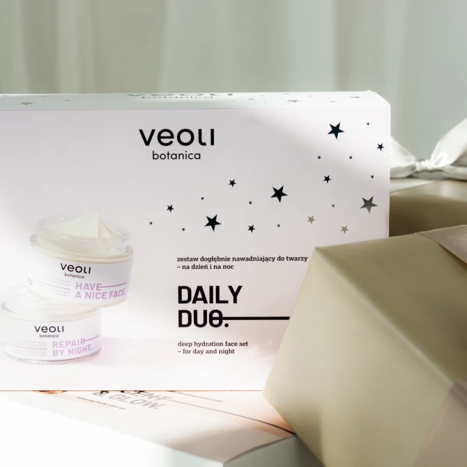 VEOLI BOTANICA Daily Duo Nawadniający zestaw kosmetyków na dzień i na noc (2 x 50ml)