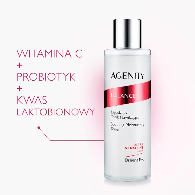 AGENITY BALANCE Łagodzący Tonik Nawilżający - 200ml