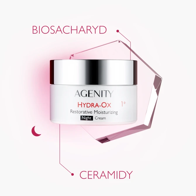 AGENITY HYDRA-OX 1° Odbudowujący Krem Nawilżający Na Noc - 50ml