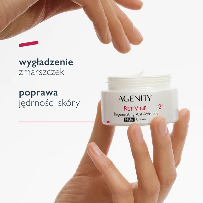 AGENITY RETIVINE 2° Regenerujący Krem Przeciwzmarszczkowy Na Noc - 50ml